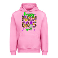 Fuchsia Pink happy mardi gras y'all gnome Urban Hoodie - JahusDesignShop