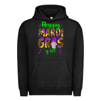 Pigment Black happy mardi gras y'all gnome Urban Hoodie - JahusDesignShop