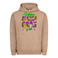Pigment Burro happy mardi gras y'all gnome Urban Hoodie - JahusDesignShop
