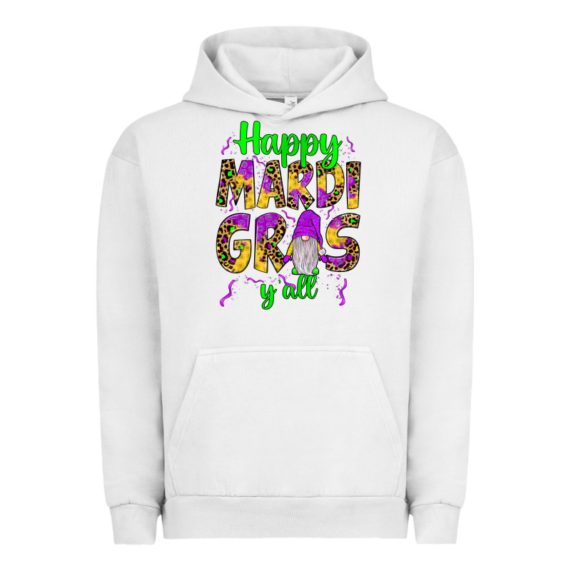 Happy Mardi Gras Y'all Gnome Urban Hoodie by JahusDesignShop | Teevron