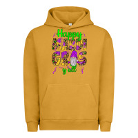 Pigment Peanut Butter happy mardi gras y'all gnome Urban Hoodie - JahusDesignShop