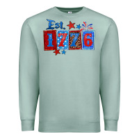Seafoam est 1776 Premium Sweatshirt - Zillion Design Studio