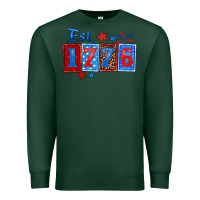 Sports Green est 1776 Premium Sweatshirt - Zillion Design Studio