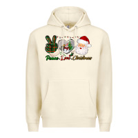 Sandshell peace love christmas Premium Hoodie - BundleAndBundleShop