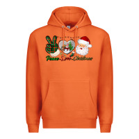 Carrot peace love christmas Premium Hoodie - BundleAndBundleShop
