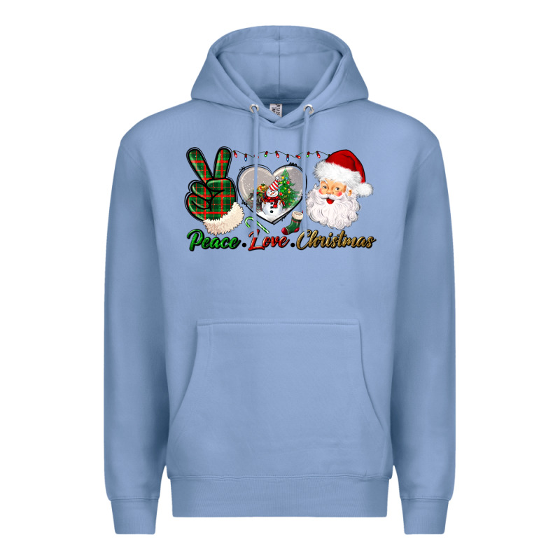 Peace Love Christmas Premium Hoodie by BundleAndBundleShop | Teevron