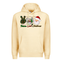 Pina Colada peace love christmas Premium Hoodie - BundleAndBundleShop