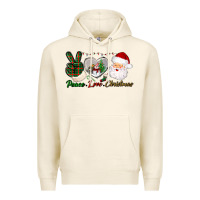 Tofu peace love christmas Premium Hoodie - BundleAndBundleShop