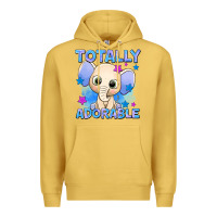 Antique Gold totally adorable elephant boy Premium Hoodie - AdoDesignShop