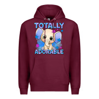 Burgundy totally adorable elephant boy Premium Hoodie - AdoDesignShop