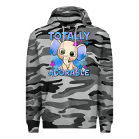 Slate Camo totally adorable elephant boy Premium Hoodie - AdoDesignShop