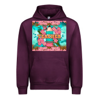 Mauve Wine teacher floral pencil tumbler Urban Hoodie - BundleAndBundleShop