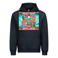 Navy teacher floral pencil tumbler Urban Hoodie - BundleAndBundleShop
