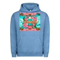 Pigment Pebble Blue teacher floral pencil tumbler Urban Hoodie - BundleAndBundleShop