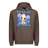 Coffee totally adorable elephant boy Premium Hoodie - AdoDesignShop