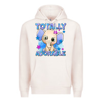 Pale Pink totally adorable elephant boy Premium Hoodie - AdoDesignShop