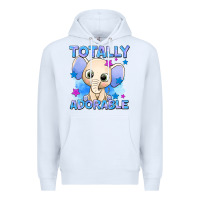 White totally adorable elephant boy Premium Hoodie - AdoDesignShop