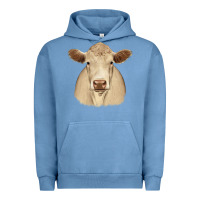 Pigment Pebble Blue charolais Urban Hoodie - JahusDesignShop