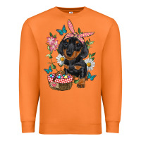 Carrot Easter Dachshund Premium Sweatshirt - RanaPortraitStore