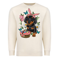 Sandshell Easter Dachshund Premium Sweatshirt - RanaPortraitStore