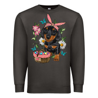 Smoke Easter Dachshund Premium Sweatshirt - RanaPortraitStore