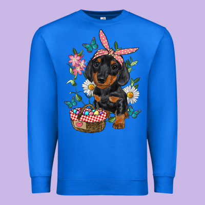 Premium Sweatshirt Easter Dachshund