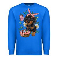True Royal Easter Dachshund Premium Sweatshirt - RanaPortraitStore
