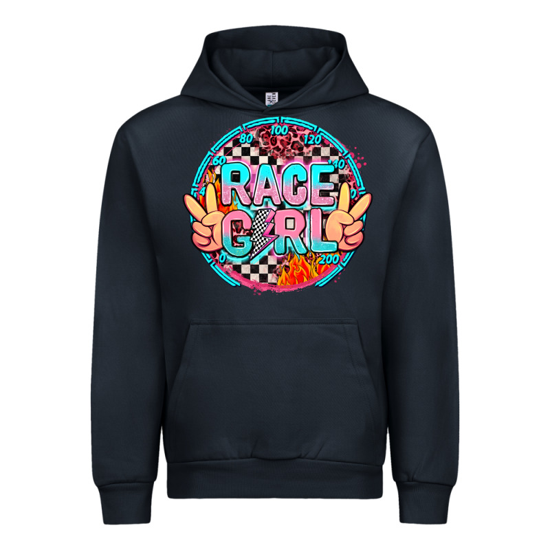 Race Girl With Leopard And Peace Hand Urban Hoodie by AdoDesignShop | Teevron