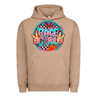 Pigment Burro race girl with leopard and peace hand Urban Hoodie - AdoDesignShop