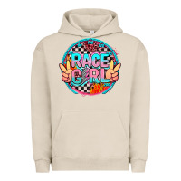 Pigment French Oak race girl with leopard and peace hand Urban Hoodie - AdoDesignShop