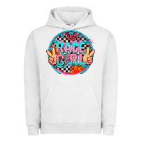 Pigment Lunar Rock race girl with leopard and peace hand Urban Hoodie - AdoDesignShop