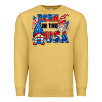 Antique Gold born in the usa Premium Sweatshirt - Zillion Design Studio