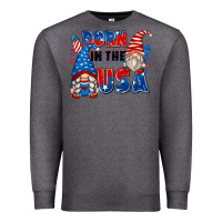 Charcoal Heather born in the usa Premium Sweatshirt - Zillion Design Studio