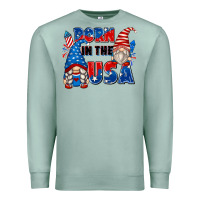 Seafoam born in the usa Premium Sweatshirt - Zillion Design Studio