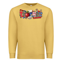 Antique Gold American teacher Premium Sweatshirt - Zillion Design Studio