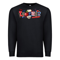 Black American teacher Premium Sweatshirt - Zillion Design Studio