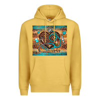 Antique Gold nurse leopard heart Premium Hoodie - JahusDesignShop