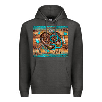 Charcoal Heather nurse leopard heart Premium Hoodie - JahusDesignShop
