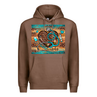 Chestnut nurse leopard heart Premium Hoodie - JahusDesignShop