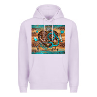 Lilac nurse leopard heart Premium Hoodie - JahusDesignShop
