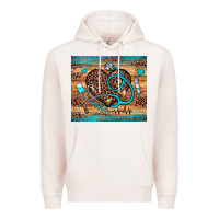 Pale Pink nurse leopard heart Premium Hoodie - JahusDesignShop
