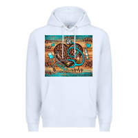 White nurse leopard heart Premium Hoodie - JahusDesignShop
