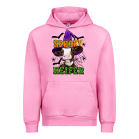 Fuchsia Pink Spooky heifer halloween Urban Hoodie - Artiststas