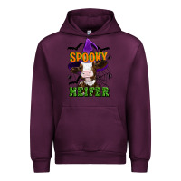 Mauve Wine Spooky heifer halloween Urban Hoodie - Artiststas