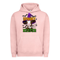 Pigment Salmon Spooky heifer halloween Urban Hoodie - Artiststas