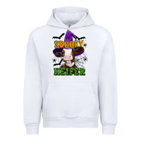 White Spooky heifer halloween Urban Hoodie - Artiststas