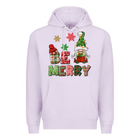 Lilac be merry Premium Hoodie - BundleAndBundleShop