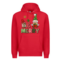 Red be merry Premium Hoodie - BundleAndBundleShop