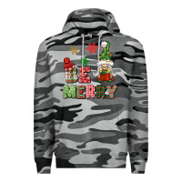 Slate Camo be merry Premium Hoodie - BundleAndBundleShop