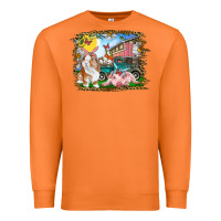 Carrot Easter Farm Bunny And Pig Premium Sweatshirt - RanaPortraitStore